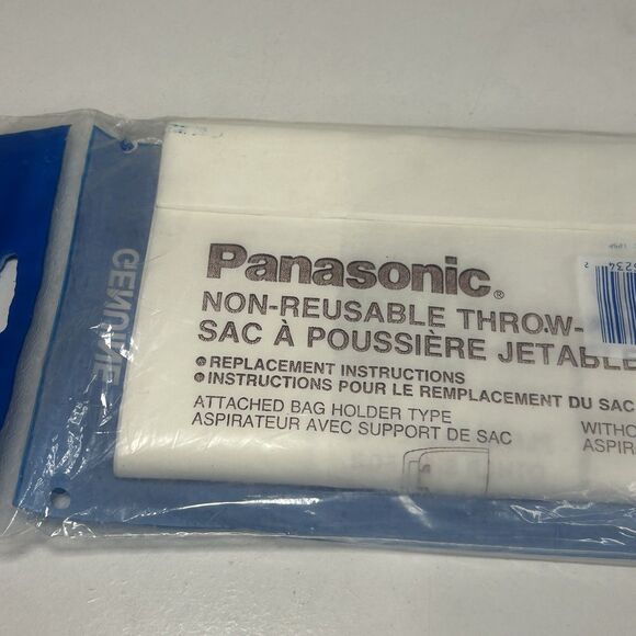 Genuine Panasonic Vacuum Cleaner Bags MC-125P Type C-3 Canister Vac 3pk - Picture 3 of 4